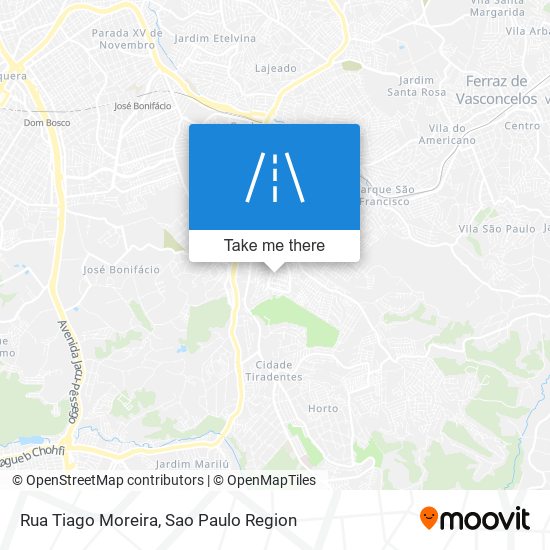 Rua Tiago Moreira map