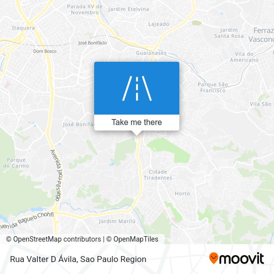 Rua Valter D Ávila map