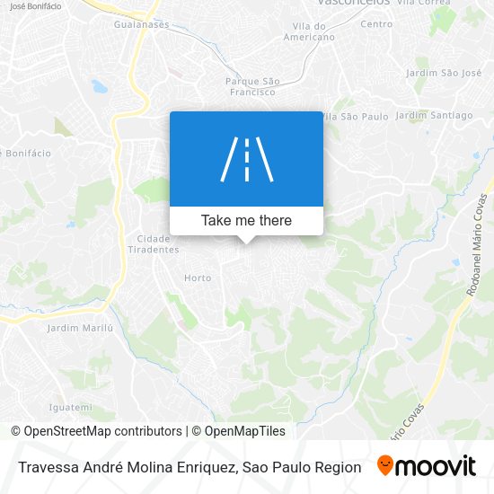 Travessa André Molina Enriquez map