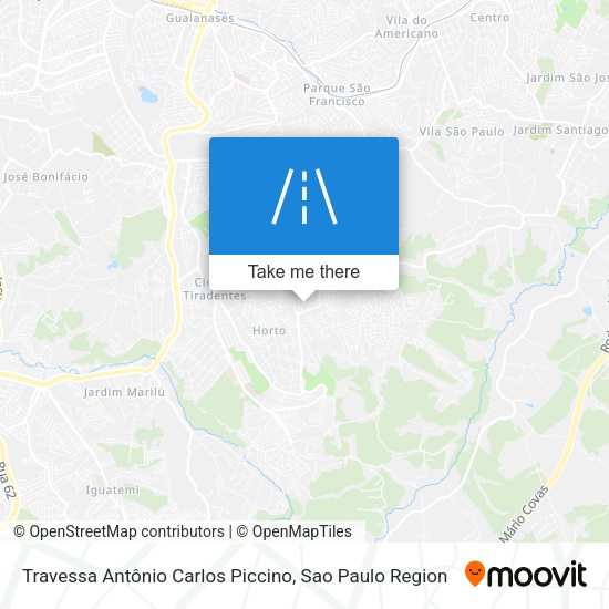 Travessa Antônio Carlos Piccino map