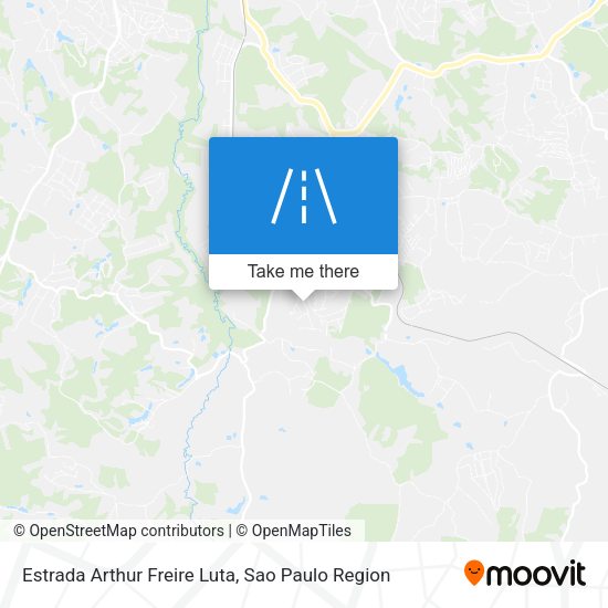 Estrada Arthur Freire Luta map