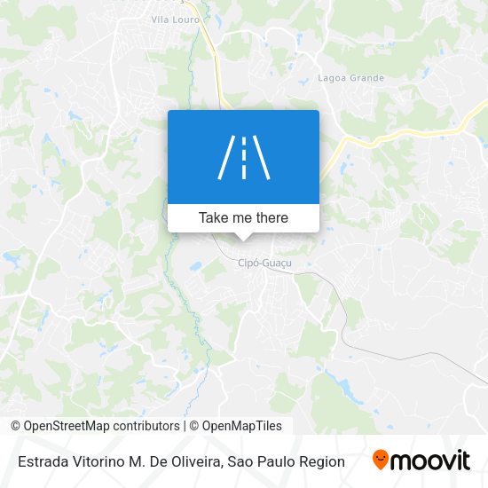 Estrada Vitorino M. De Oliveira map