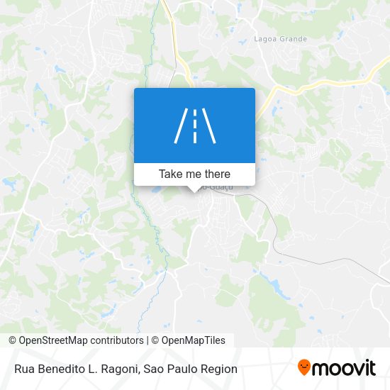 Rua Benedito L. Ragoni map