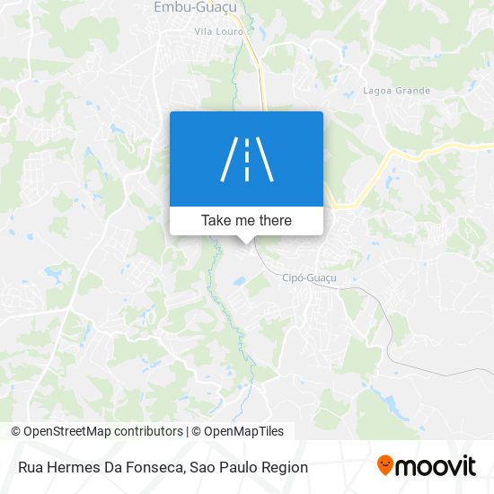 Mapa Rua Hermes Da Fonseca