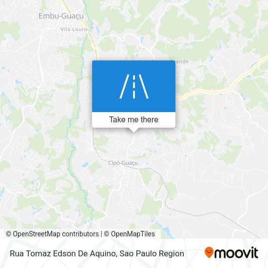 Rua Tomaz Edson De Aquino map