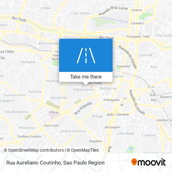 Rua Aureliano Coutinho map