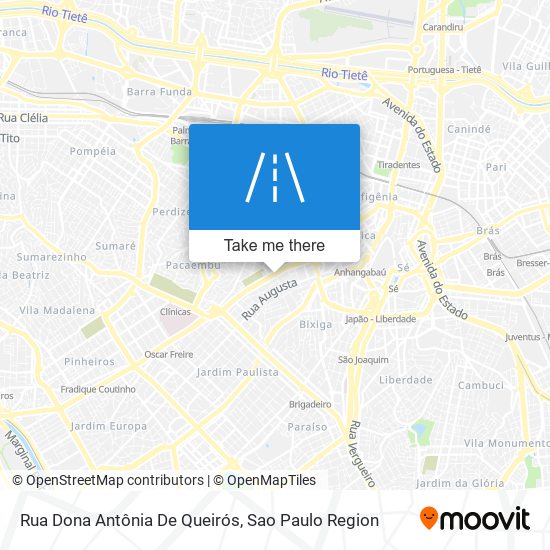 Rua Dona Antônia De Queirós map