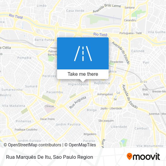 Rua Marquês De Itu map