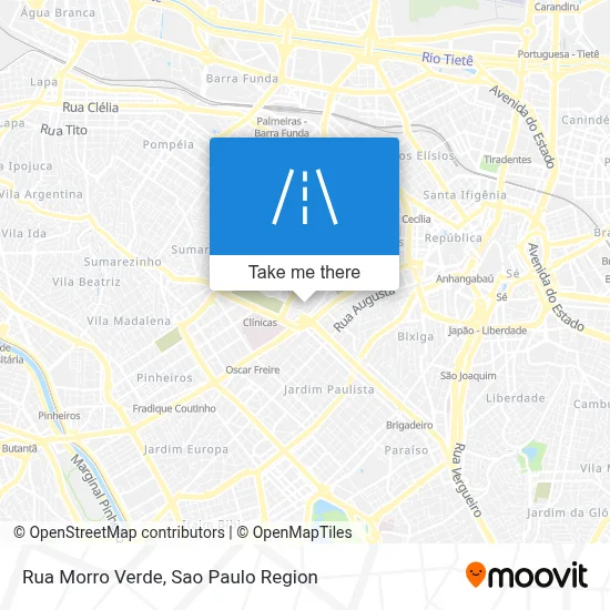 Rua Morro Verde map