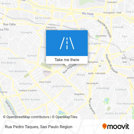 Rua Pedro Taques map