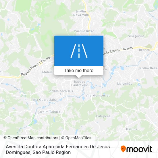 Avenida Doutora Aparecida Fernandes De Jesus Domingues map