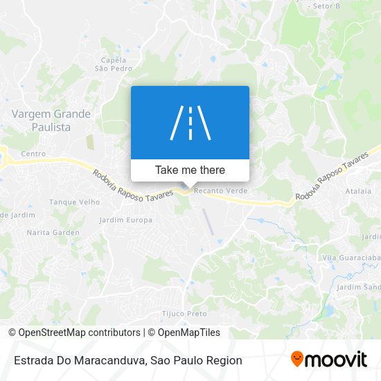 Estrada Do Maracanduva map