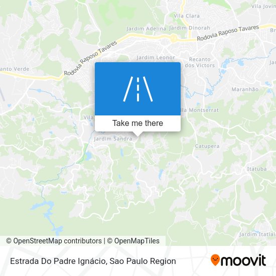Estrada Do Padre Ignácio map