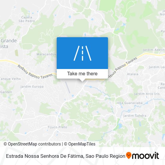 Estrada Nossa Senhora De Fátima map