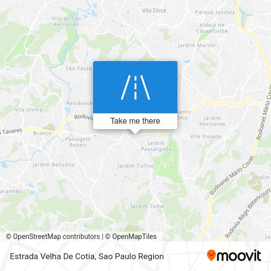 Estrada Velha De Cotia map