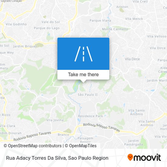 Rua Adacy Torres Da Silva map