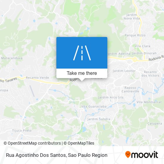 Rua Agostinho Dos Santos map