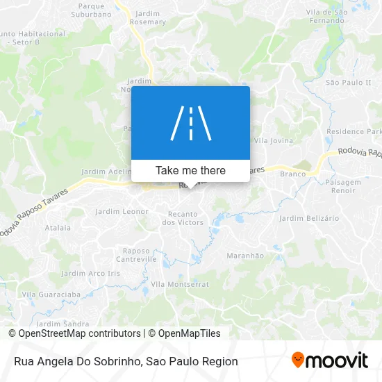 Rua Angela Do Sobrinho map