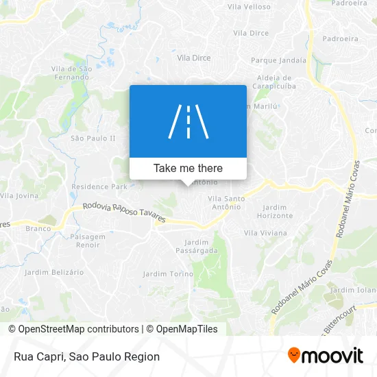 Rua Capri map