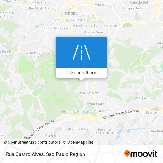 Rua Castro Alves map