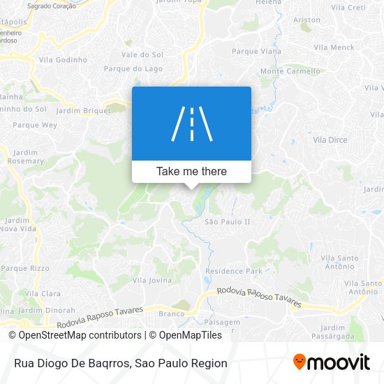 Rua Diogo De Baqrros map