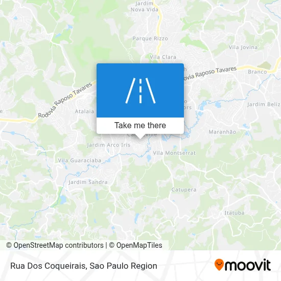 Rua Dos Coqueirais map