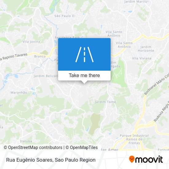 Rua Eugênio Soares map