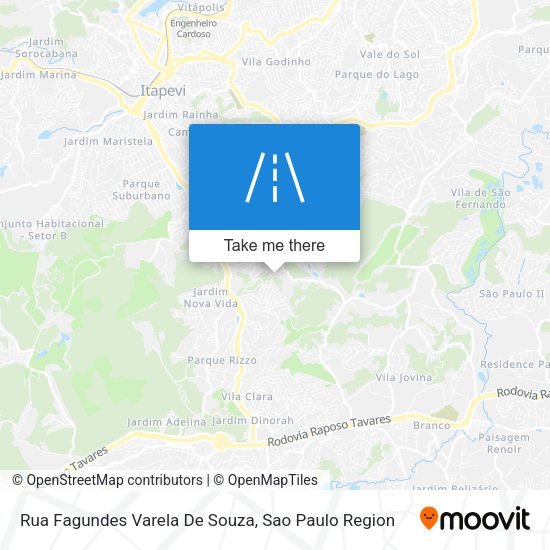 Rua Fagundes Varela De Souza map