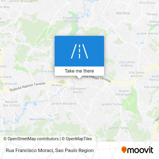 Rua Francisco Moraci map