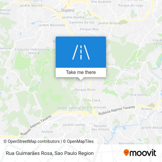 Rua Guimarães Rosa map
