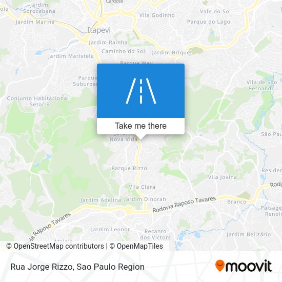 Rua Jorge Rizzo map