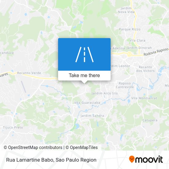 Rua Lamartine Babo map