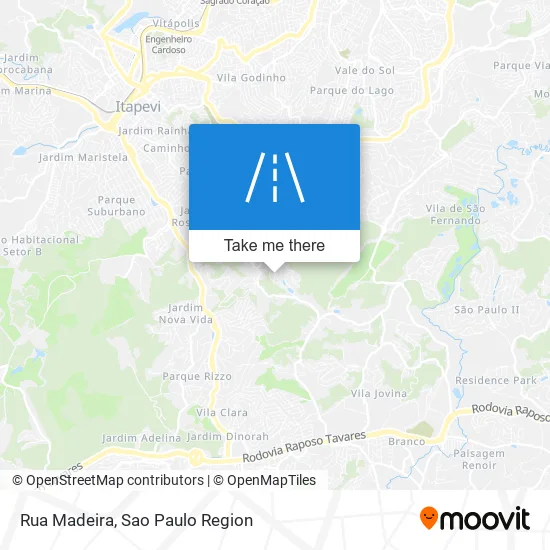 Rua Madeira map