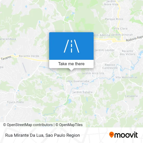 Rua Mirante Da Lua map