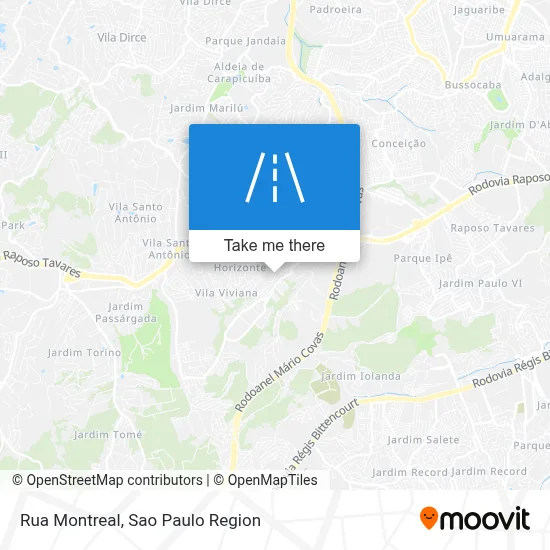 Rua Montreal map