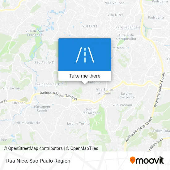 Rua Nice map