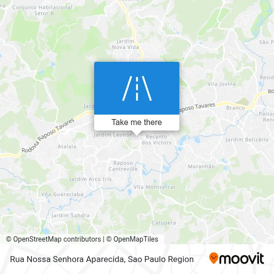 Rua Nossa Senhora Aparecida map