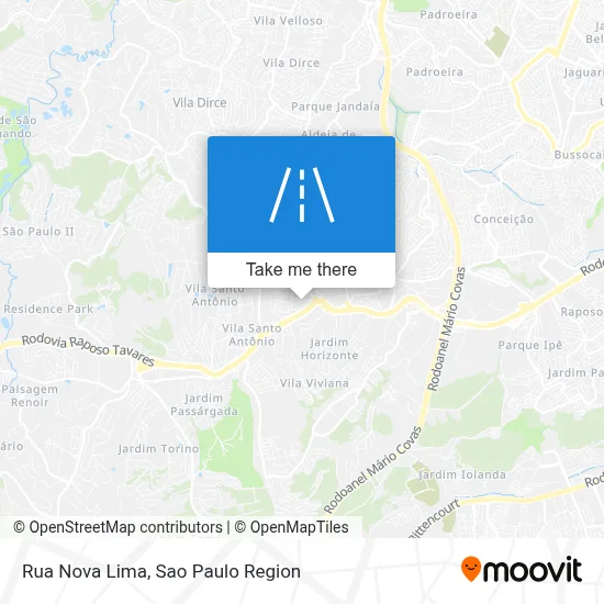Rua Nova Lima map