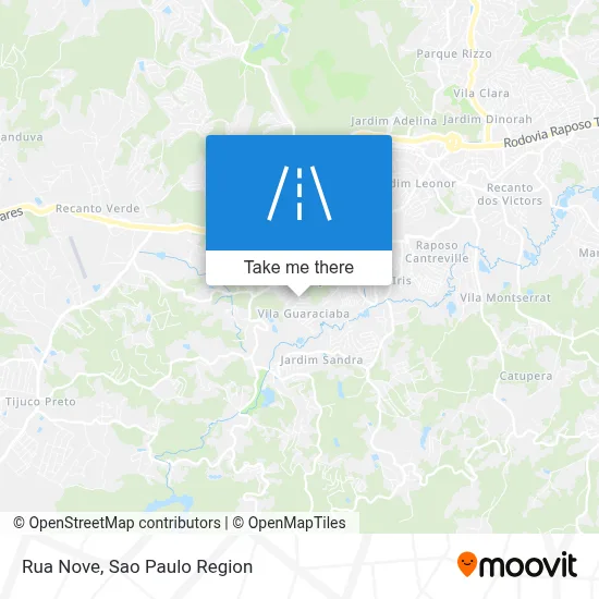 Rua Nove map