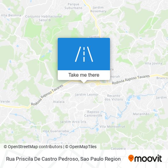 Rua Priscila De Castro Pedroso map