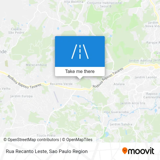 Rua Recanto Leste map