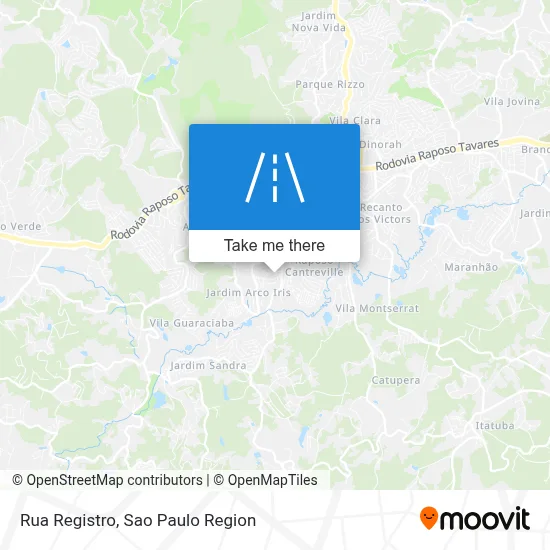 Rua Registro map