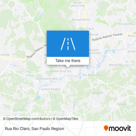 Rua Rio Claro map