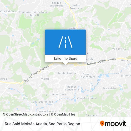 Rua Said Moisés Auada map