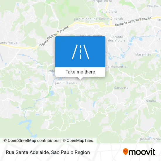 Rua Santa Adelaide map