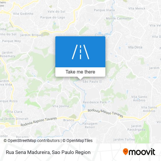 Rua Sena Madureira map