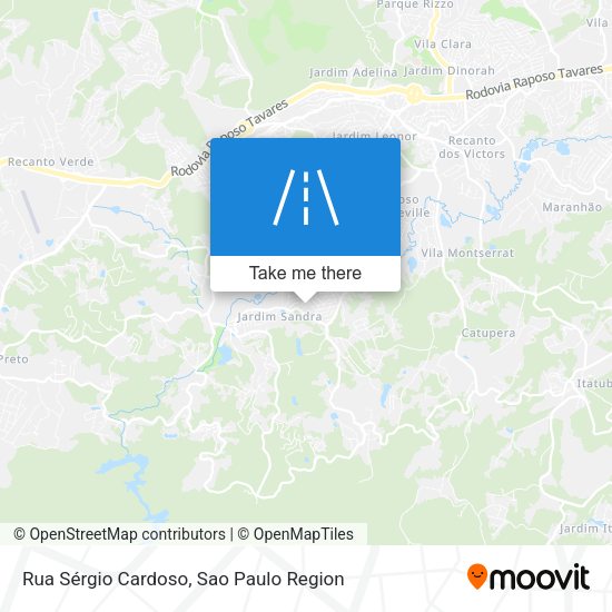 Rua Sérgio Cardoso map