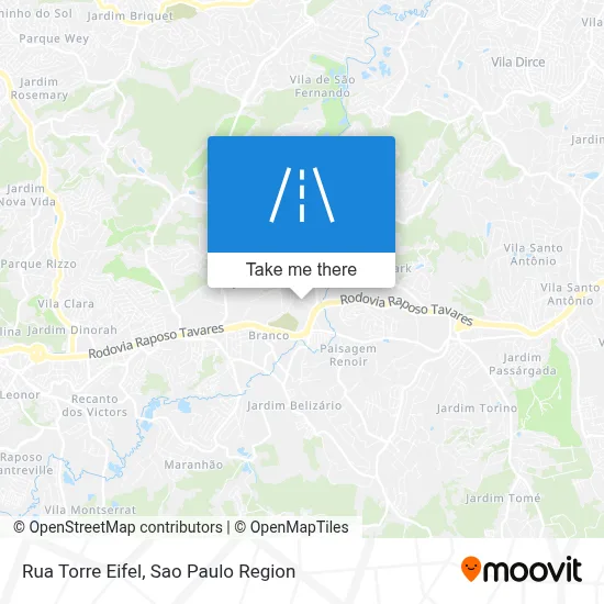 Rua Torre Eifel map