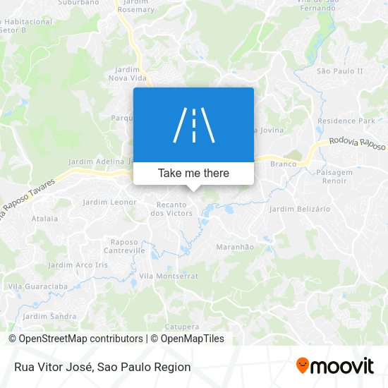 Rua Vitor José map