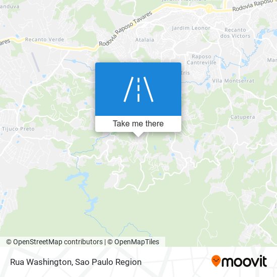 Rua Washington map